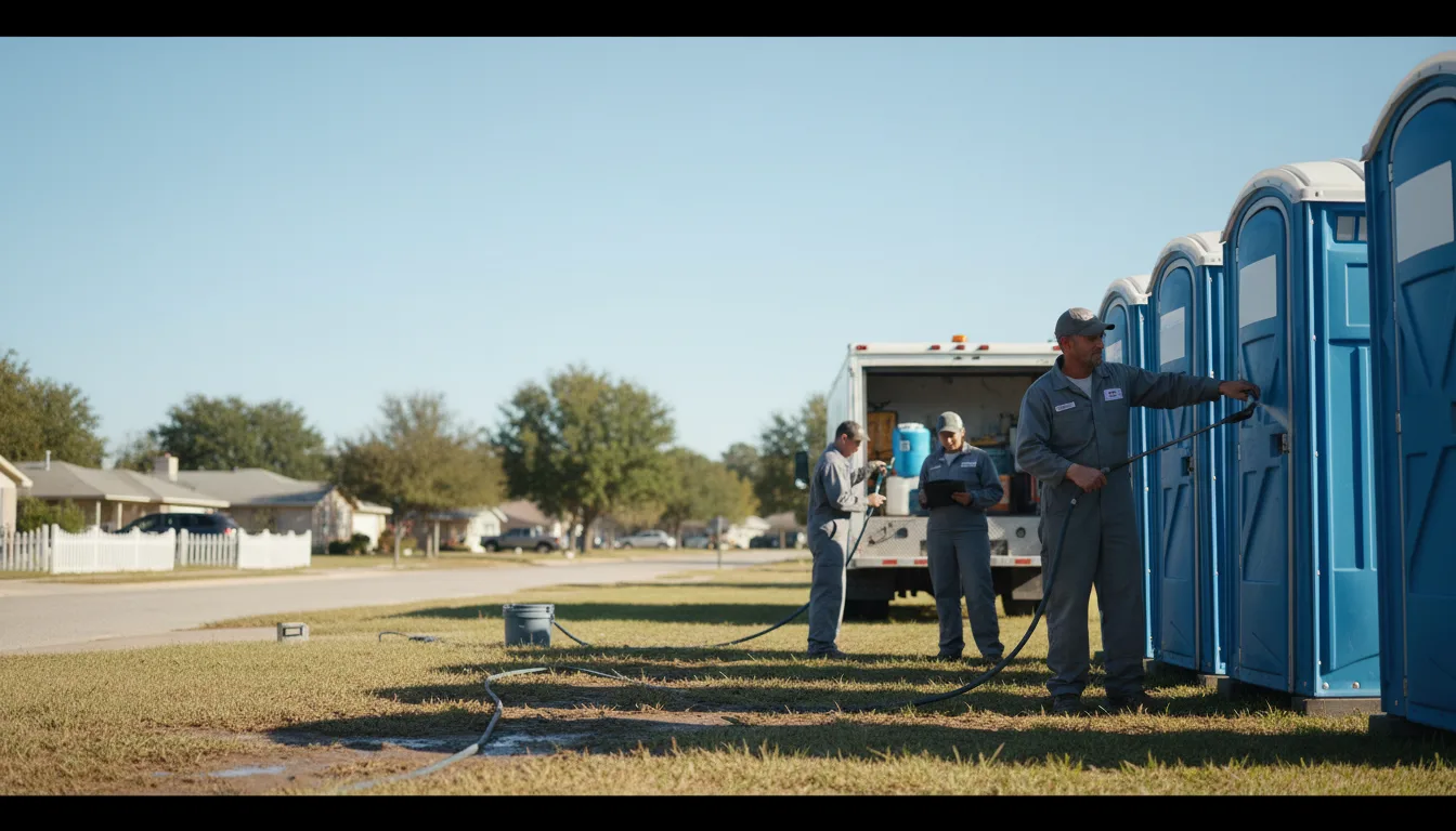 Long-Term Portable Toilet Rental in Elberfeld, IN near me